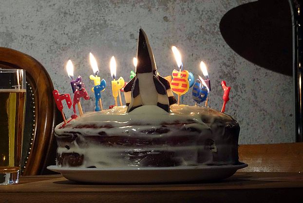Pynchon birthday cake