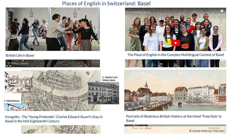 Places of English in Switzerland