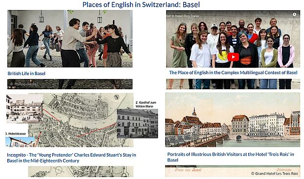 Places of English in Switzerland