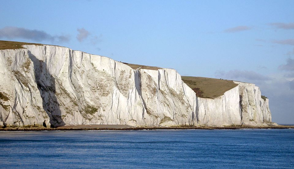 The White Cliffs of Dover cliffs